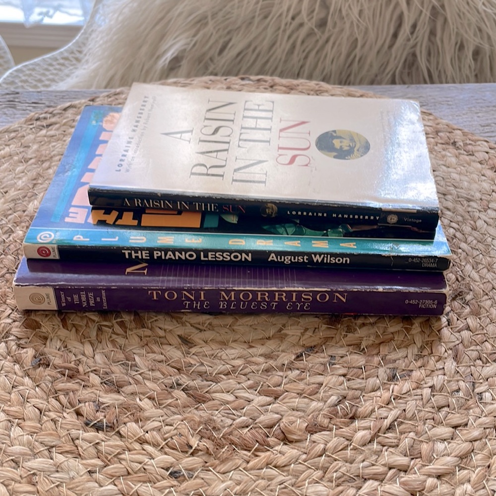 Set of 3 Books | Toni Morrison | August Wilson | Lorraine Hansberry